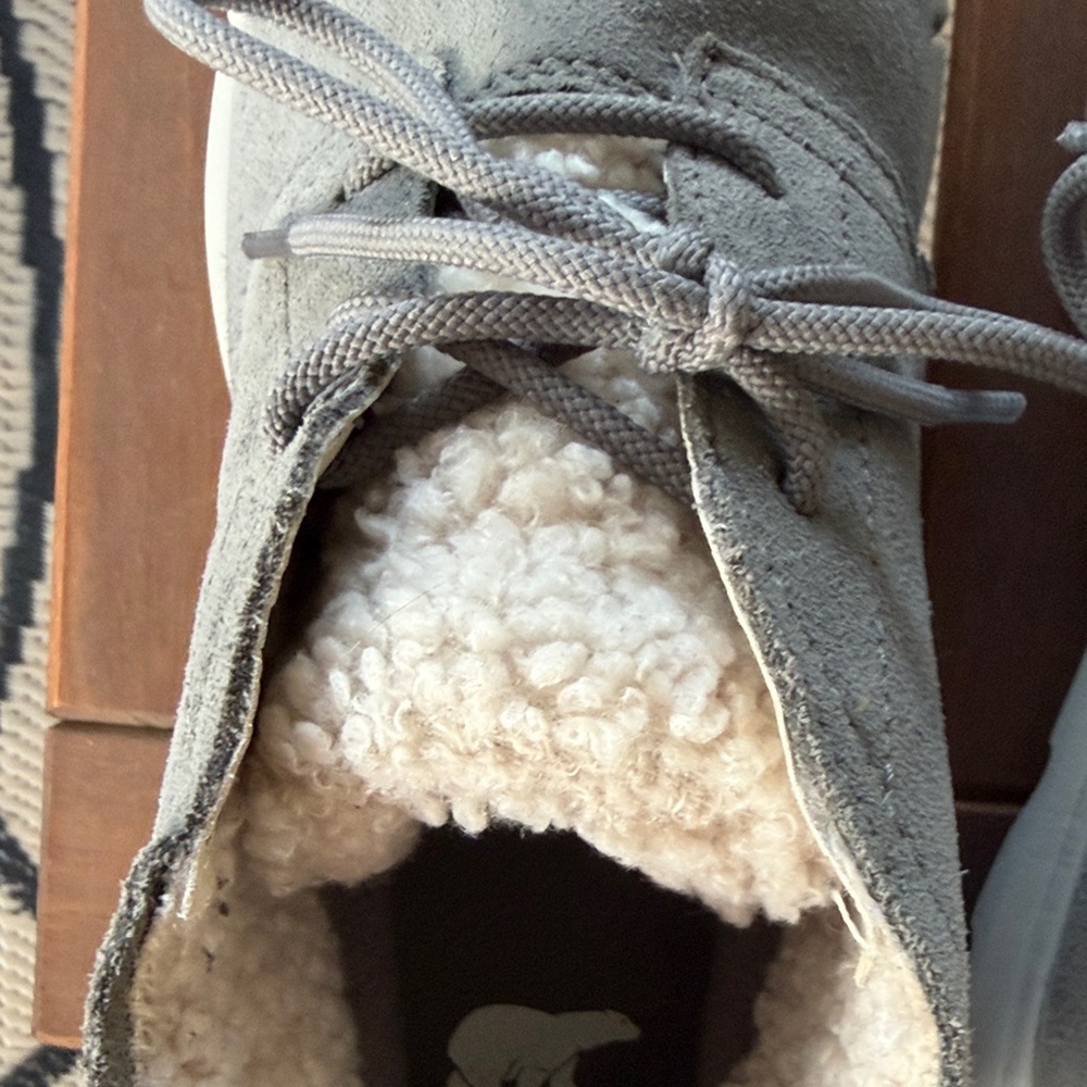 Sorel Gray Waterproof Suede Ankle Boots - Picture 6 of 10